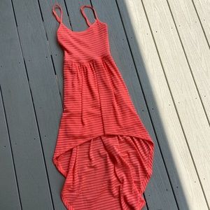 Mimi Chica High Low Coral Dress, Size S
